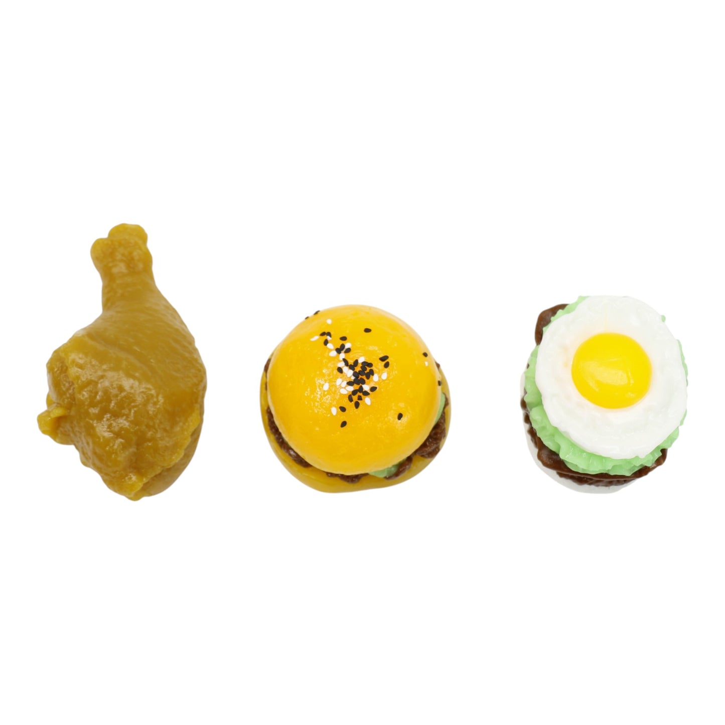 Silicon Burger Set Squishy Toy JT6610-9 (20PC)