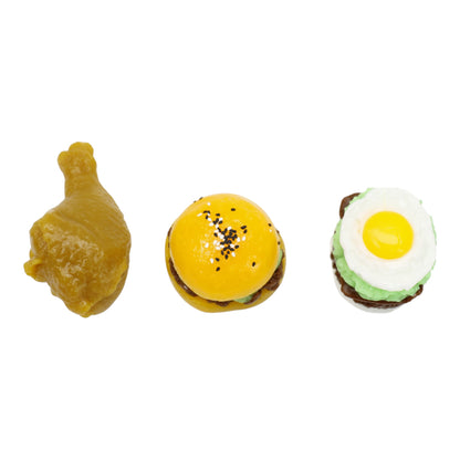 Silicon Burger Set Squishy Toy JT6610-9 (20PC)