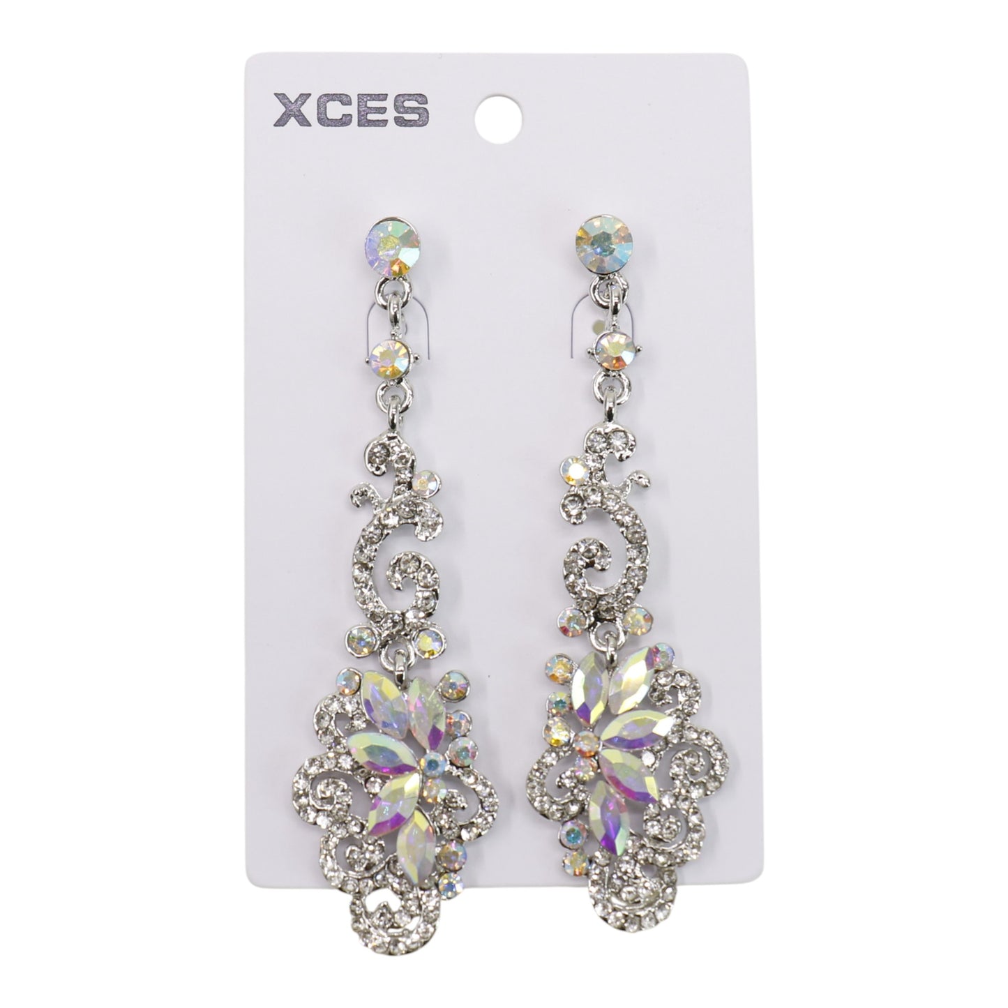 Oval Crystal Drop Bridal Earring JE7299 (3PAIR)