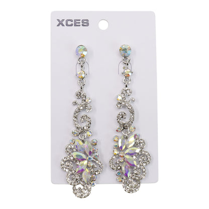 Oval Crystal Drop Bridal Earring JE7299 (3PAIR)