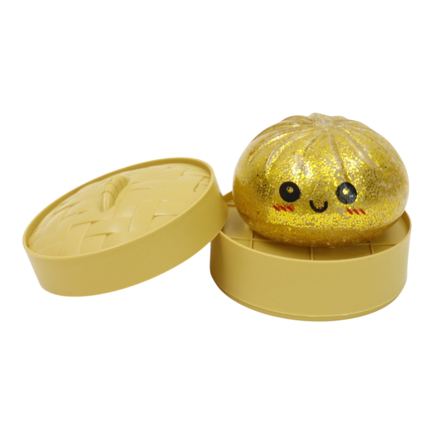 Glitter Squishy Dumpling Filled With Beads Toy SS417-3(12PC)