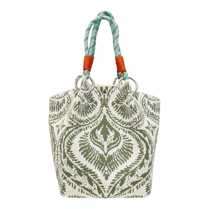 Bandana Pattern Knitted Tote Bag JB6122-7 (12PC)