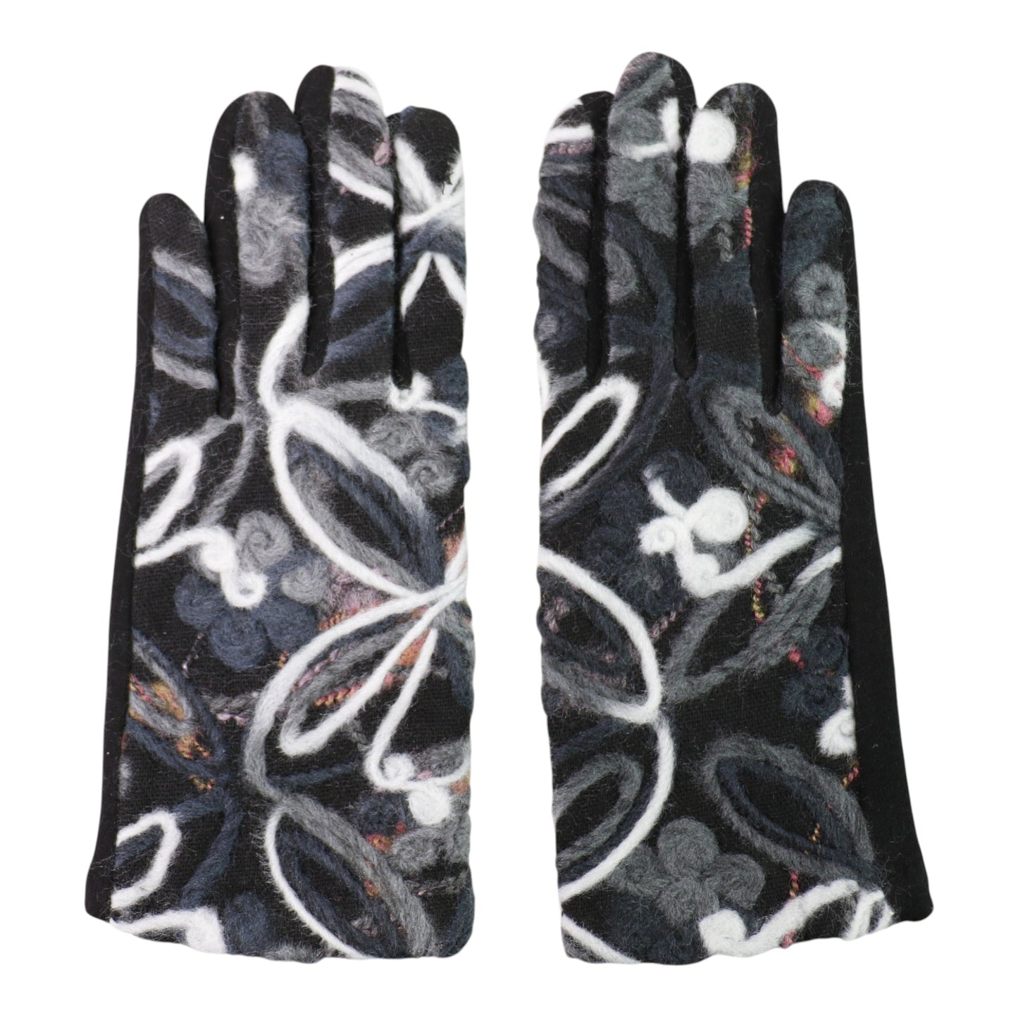 WOMEN'S PATTERN TOUCH SCREEN GLOVES GL190. (12PAIR)