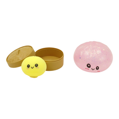 Mini Flour Squishy Dumpling With Steamer SQ6606-7! (24PC)
