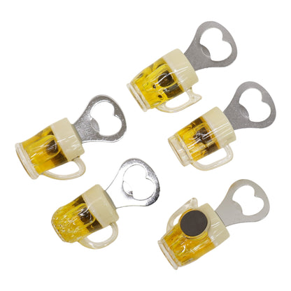 Mini Beer Mug Bottle Opener with Magnetic BO720-1. (12PC)