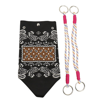 Bandana Pattern Knitted Tote Bag JB6122-7 (12PC)