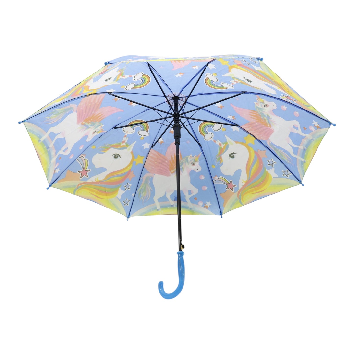 Kids Unicorn Print Plastic Auto Open Fold Umbrella UM3623 (12pc)