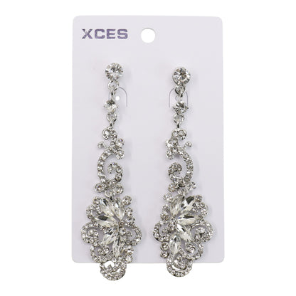Oval Crystal Drop Bridal Earring JE7299 (3PAIR)