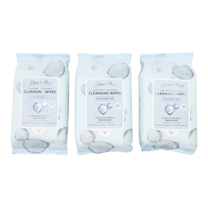 Hyaluronic Acid Cleansing Makeup Remover Wipes MIT012 (6PK)