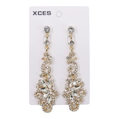 Oval Crystal Drop Bridal Earring JE7299 (3PAIR)
