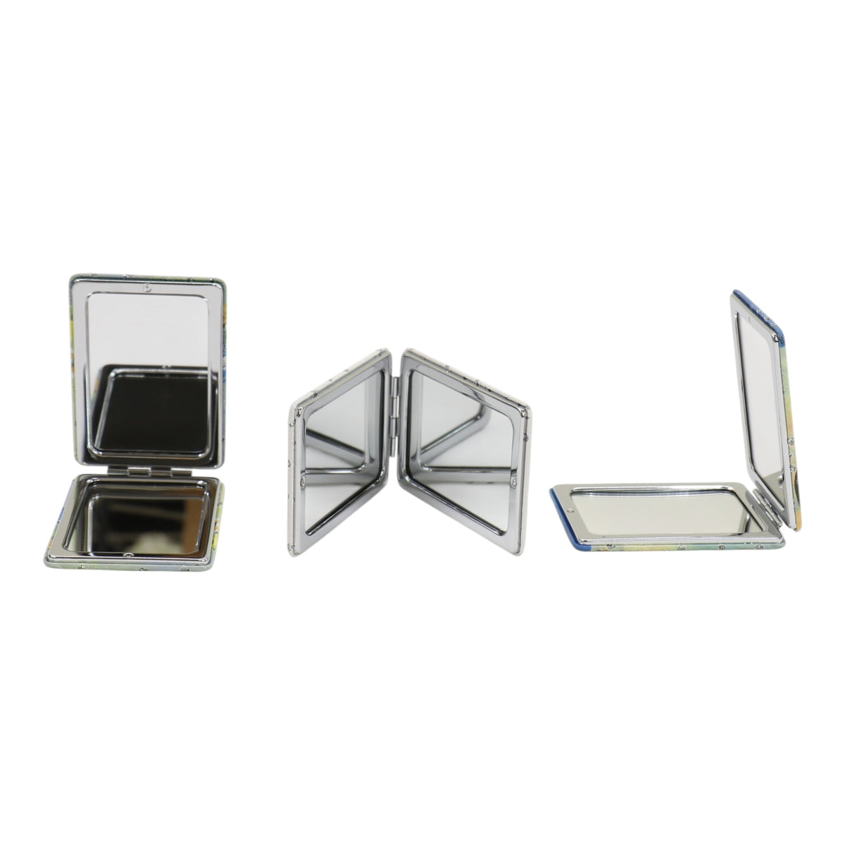 Cat Cartoon Rectangular Glitter Compact Makeup Mirror JM6423-30 (12PC)