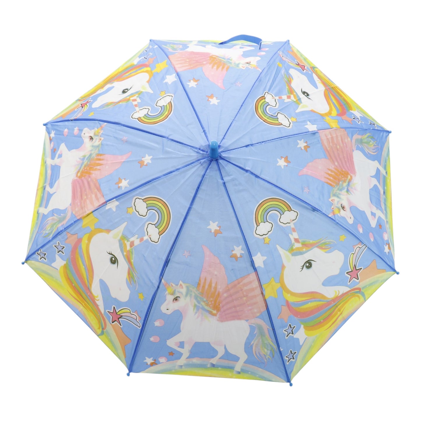 Kids Unicorn Print Plastic Auto Open Fold Umbrella UM3623 (12pc)