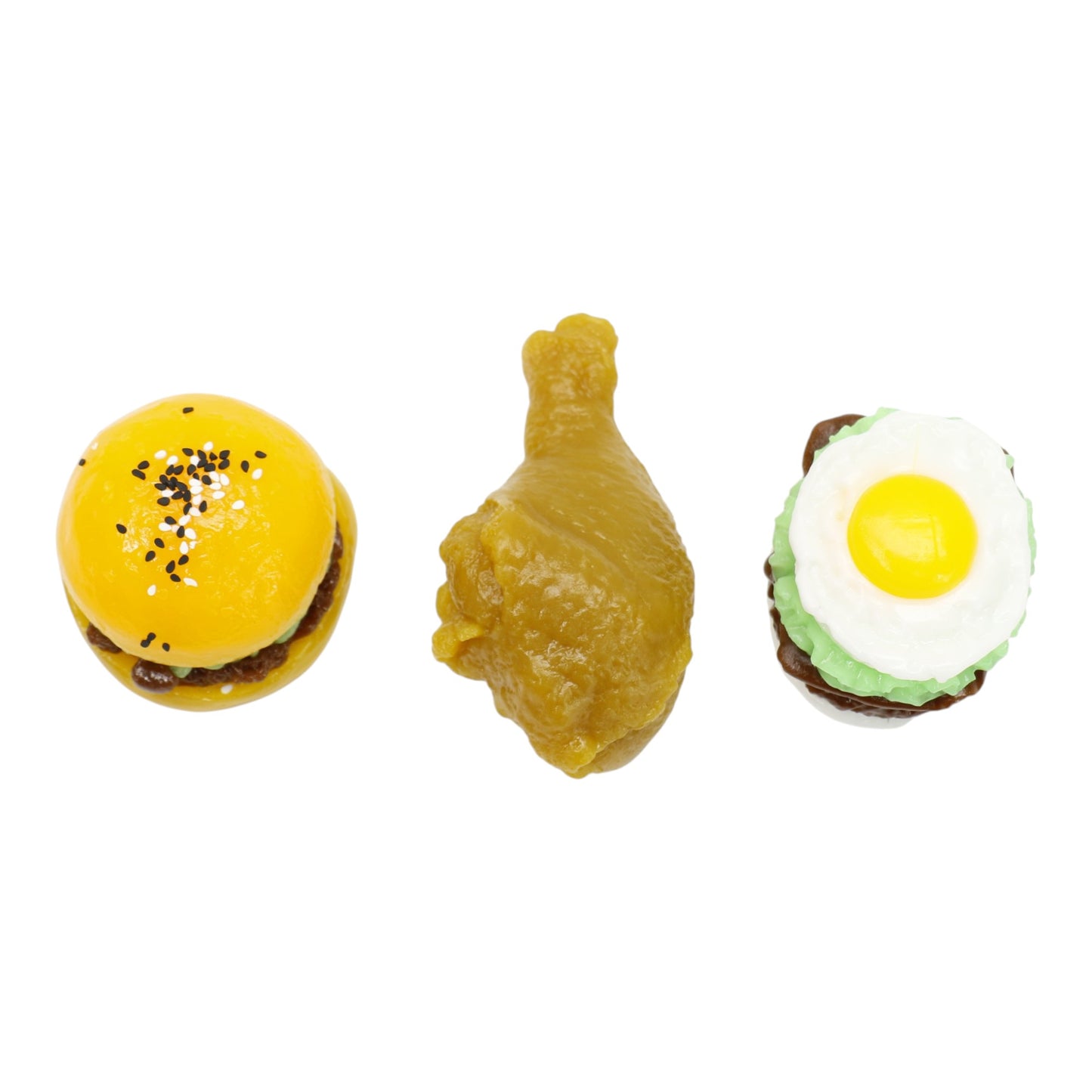 Silicon Burger Set Squishy Toy JT6610-9 (20PC)