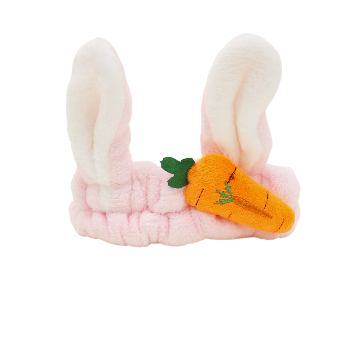 Cute Bunny Ear Carrot Spa Headwrap HW3314-62. (12PC)