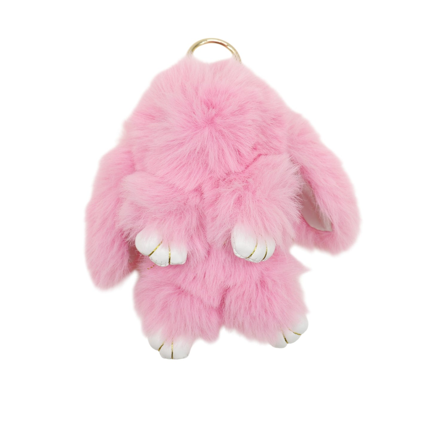 Cut Rabbit Pom Pom Key Chain KC0225-5. (3PC)