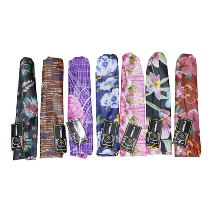 Multicolor Printed Auto 2 Fold Umbrella for Women & Men UM5116 (12pc)