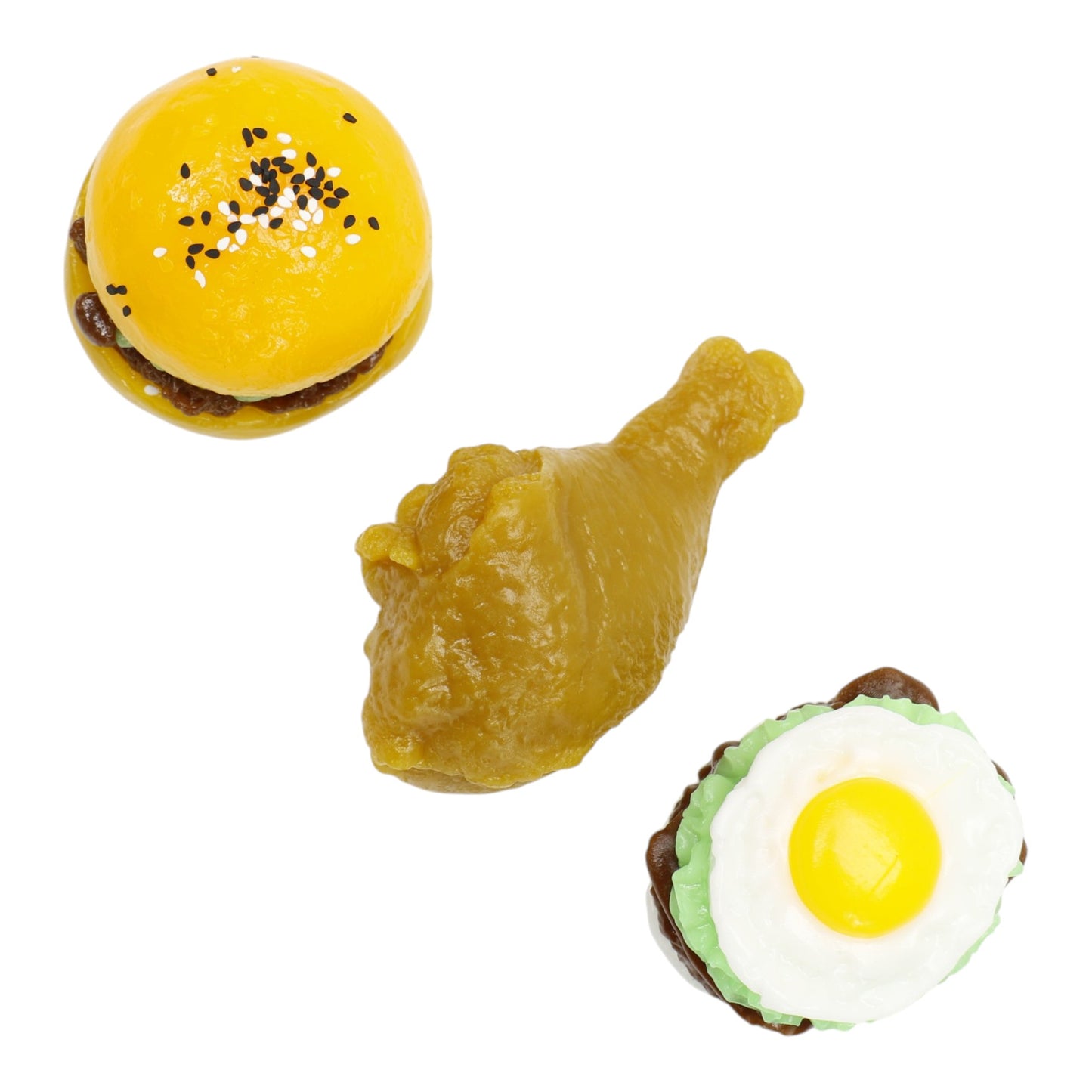 Silicon Burger Set Squishy Toy JT6610-9 (20PC)