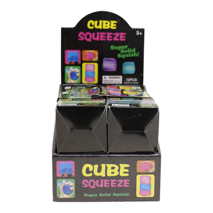 Clear Colors Cube Maltose Putty Filled Squishy TR6422-22 (12PC)