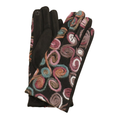 Women's Embroidery Texting Gloves GL6830-3 (12PAIR)