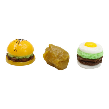 Silicon Burger Set Squishy Toy JT6610-9 (20PC)