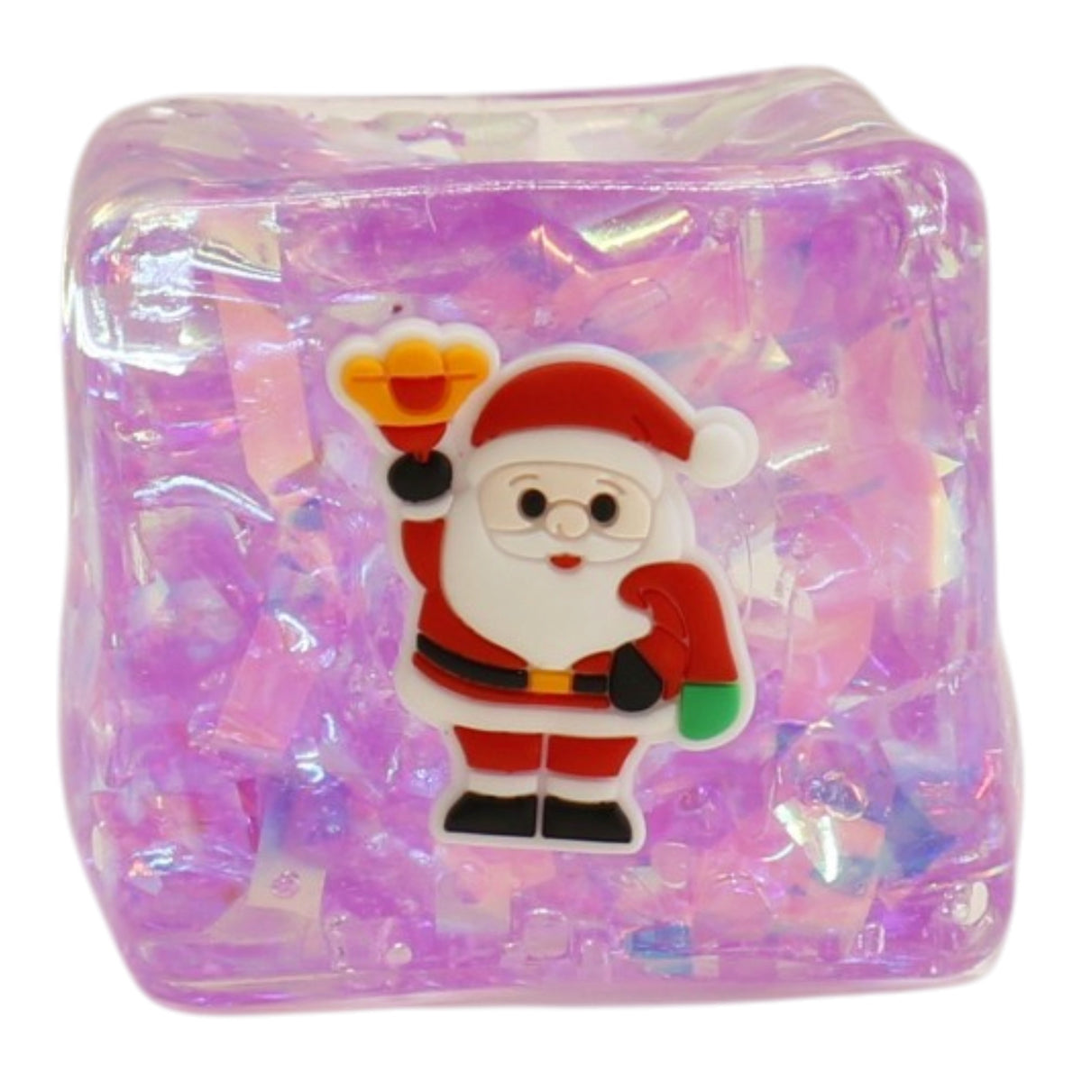 Hologram Christmas Cube Squishy Toy JT6820-18 (12PC)