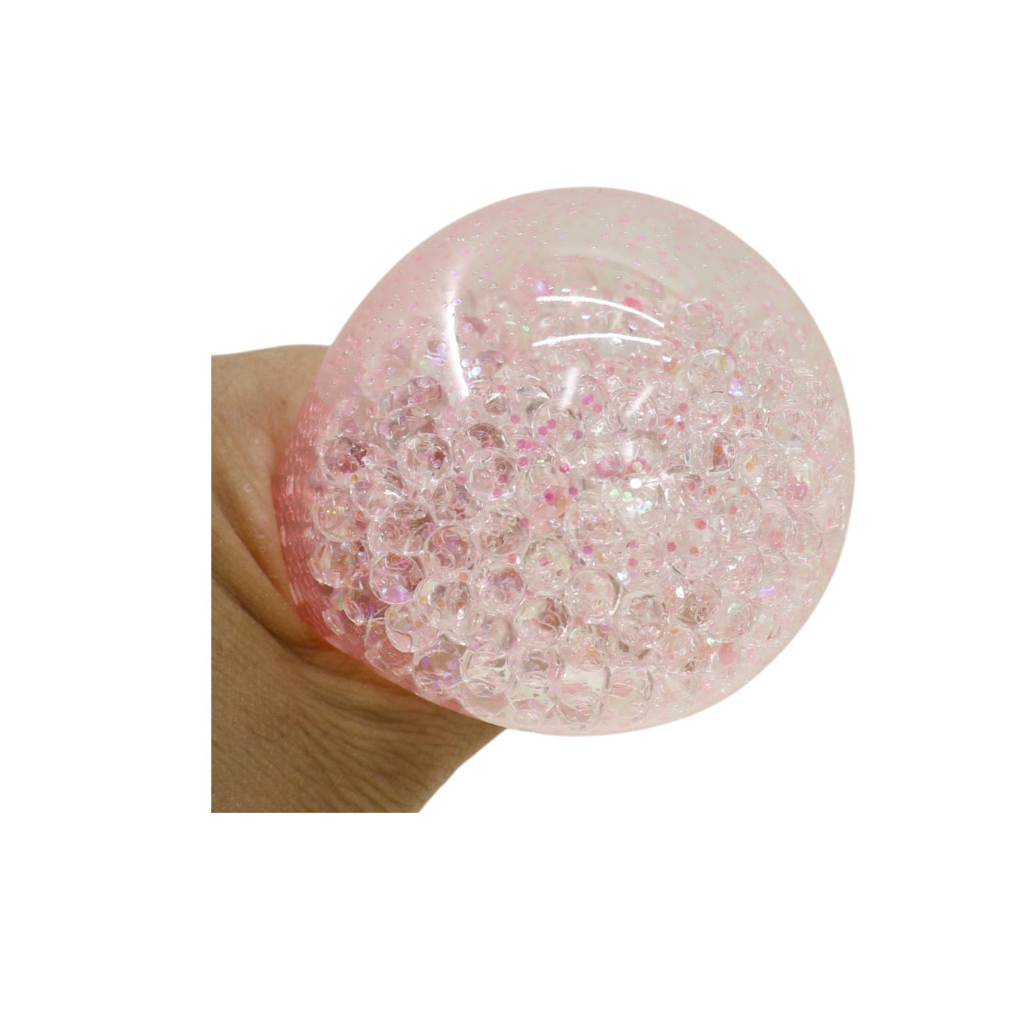 Glitter Squishy Dumpling Filled With Beads Toy SS417-3(12PC)