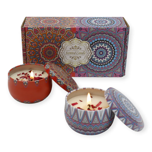 Bohemia 2pcs Fragrance Scented Candle SS51113-13 (3Pack)