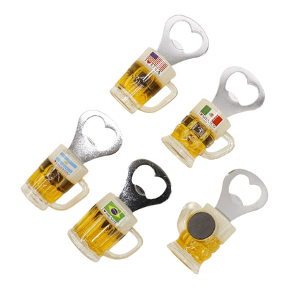 Mini Beer Mug Bottle Opener with Magnetic BO723-1. (12PC)