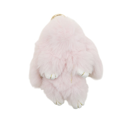 Cut Rabbit Pom Pom Key Chain KC0225-5. (3PC)