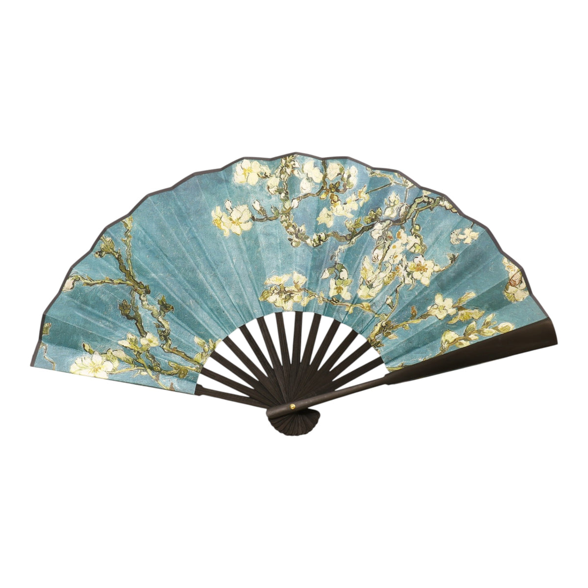 Hand Fan Oil Painting Variety Double Side Print Folding Fan SZ04-2603 (12PC)