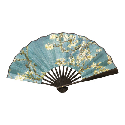 Hand Fan Oil Painting Variety Double Side Print Folding Fan SZ04-2603 (12PC)