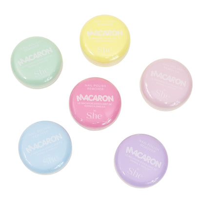 S. he Macaron Nail Polish Remover NR411  (24PC)