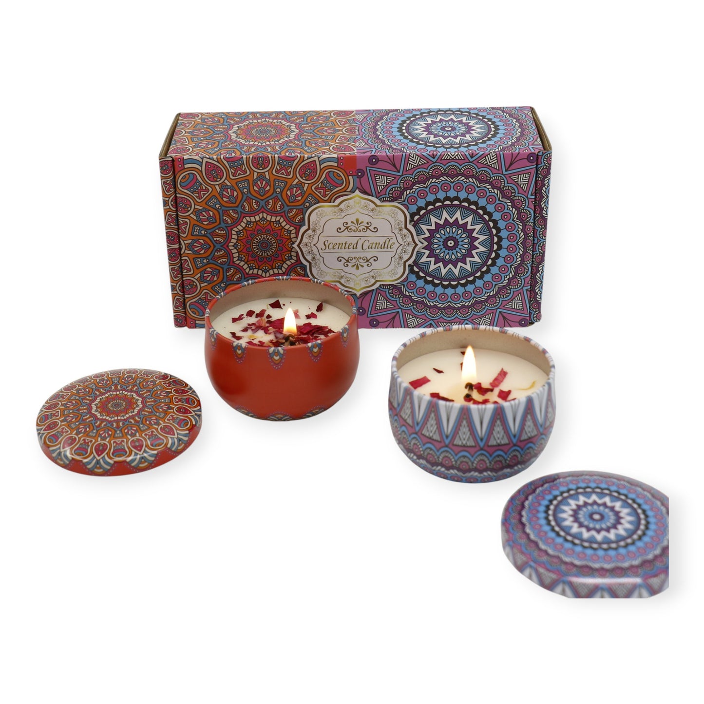 Bohemia 2pcs Fragrance Scented Candle SS51113-13 (3Pack)