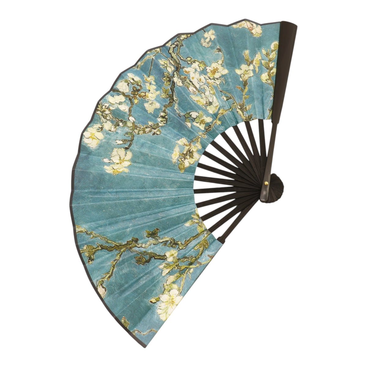 Hand Fan Oil Painting Variety Double Side Print Folding Fan SZ04-2603 (12PC)