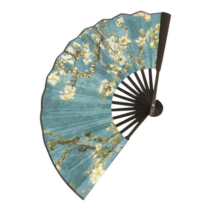 Hand Fan Oil Painting Variety Double Side Print Folding Fan SZ04-2603 (12PC)
