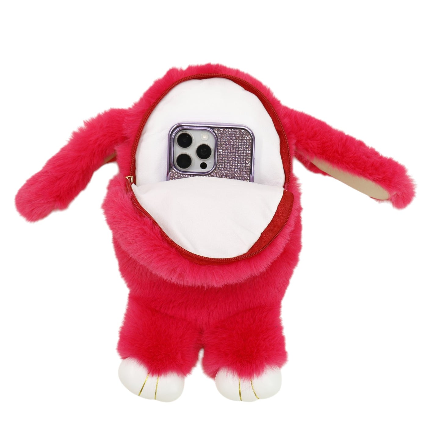 Pom Pom Bunny Crossbody Bag BG922 (3pc)