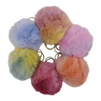 Pom Pom Key Chain KC0428-1. (12PC)