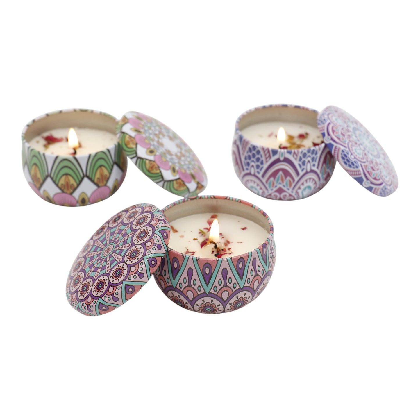 Bohemia 6pcs Fragrance Scented Candle AC5113-1 (3Pack)