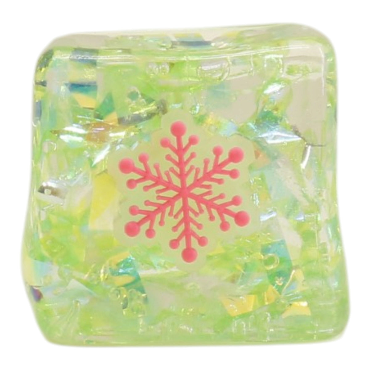 Hologram Christmas Cube Squishy Toy JT6820-18 (12PC)