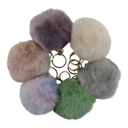 Pom Pom Key Chain KC0428-1. (12PC)