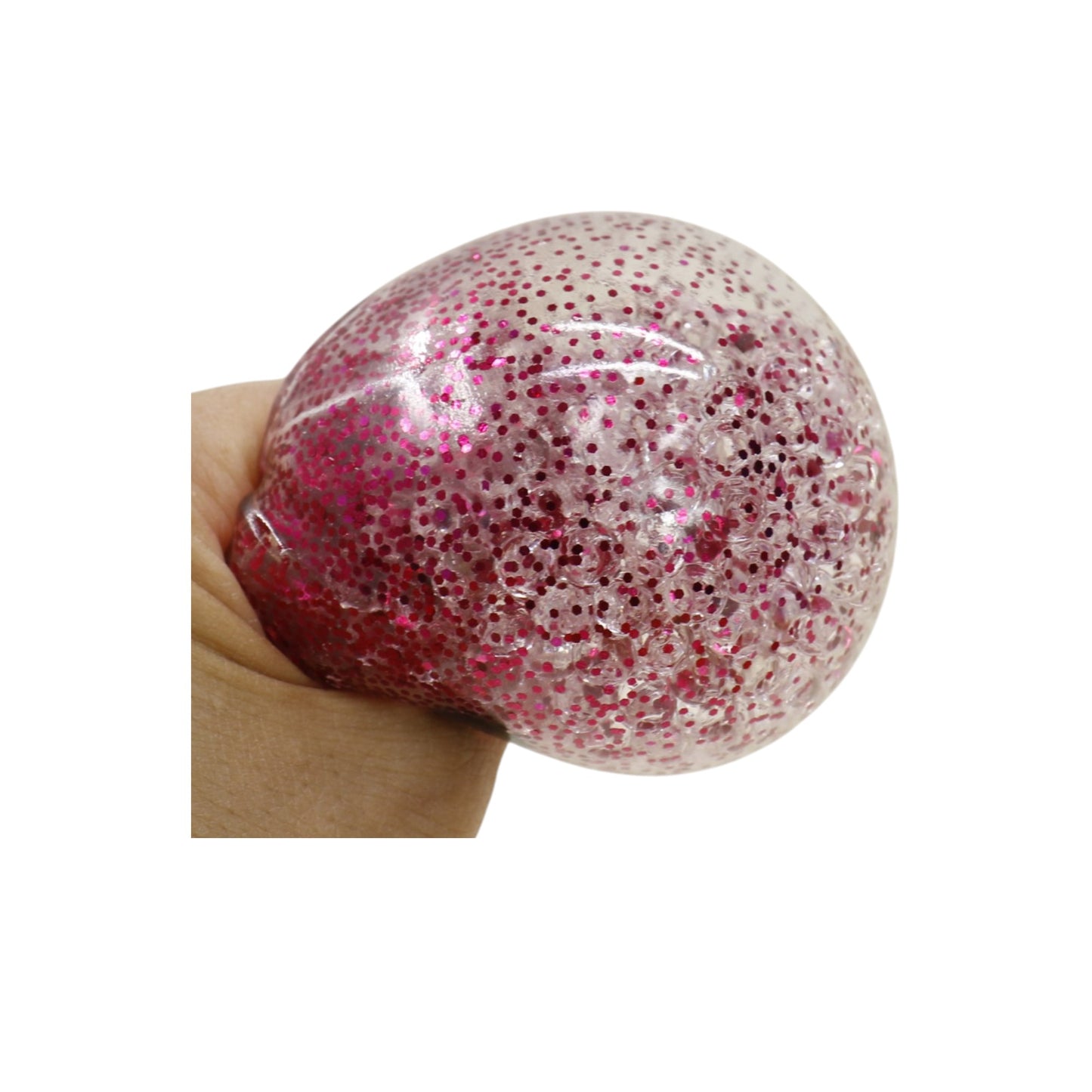 Glitter Squishy Dumpling Filled With Beads Toy SS417-3(12PC)