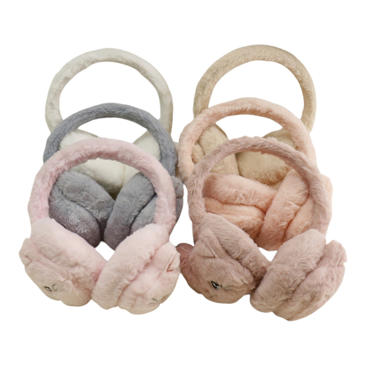 Winter Earmuffs Cute Cat Ears Warmers Winter Headband SS6812-36 (12PC)