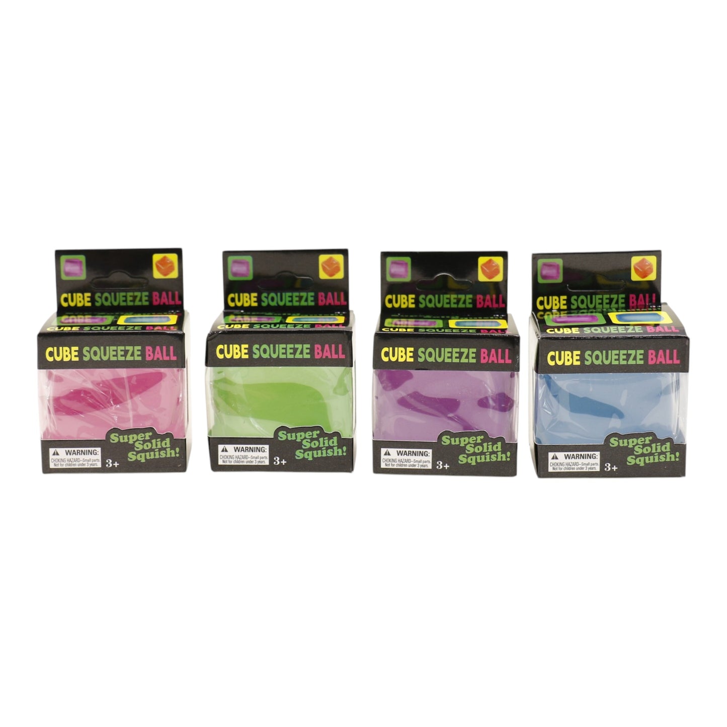 Clear Colors Cube Maltose Putty Filled Squishy TR6422-22 (12PC)