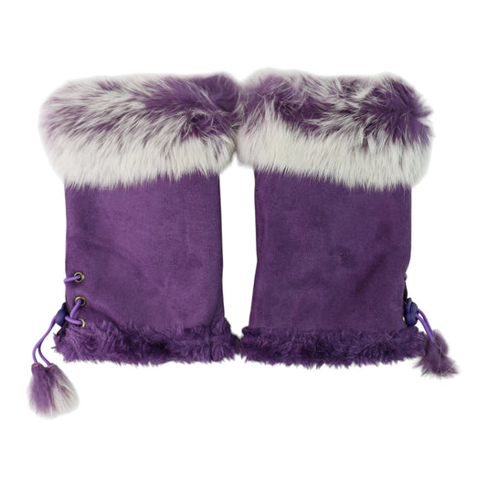Women's Fur Fingerless Gloves GE902-1. (12PAIR)