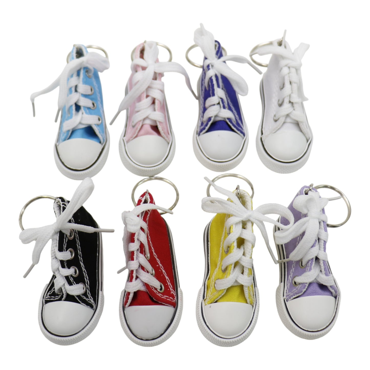 Cute Canvas Rubber Sole Sneakers Key Chain KC5909-4 (12PC)