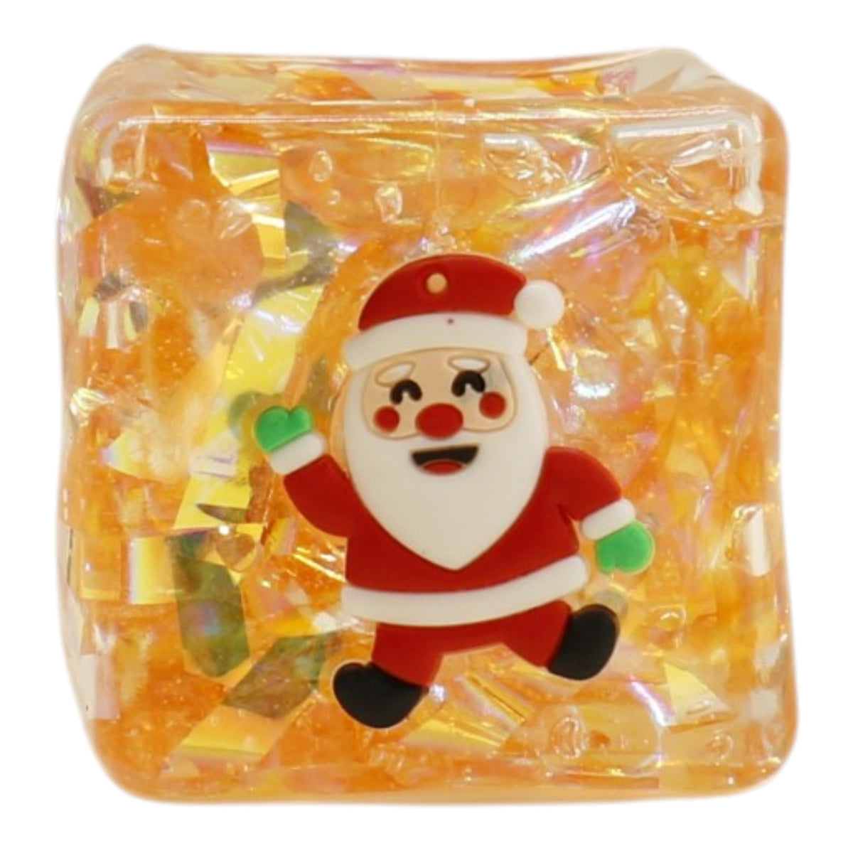 Hologram Christmas Cube Squishy Toy JT6820-18 (12PC)