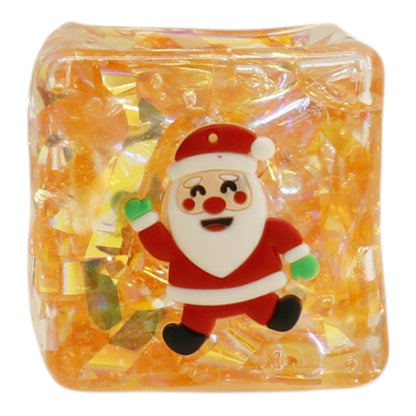Hologram Christmas Cube Squishy Toy JT6820-18 (12PC)