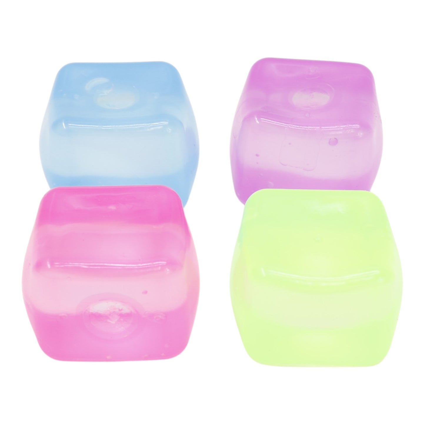 Clear Colors Cube Maltose Putty Filled Squishy TR6422-22 (12PC)