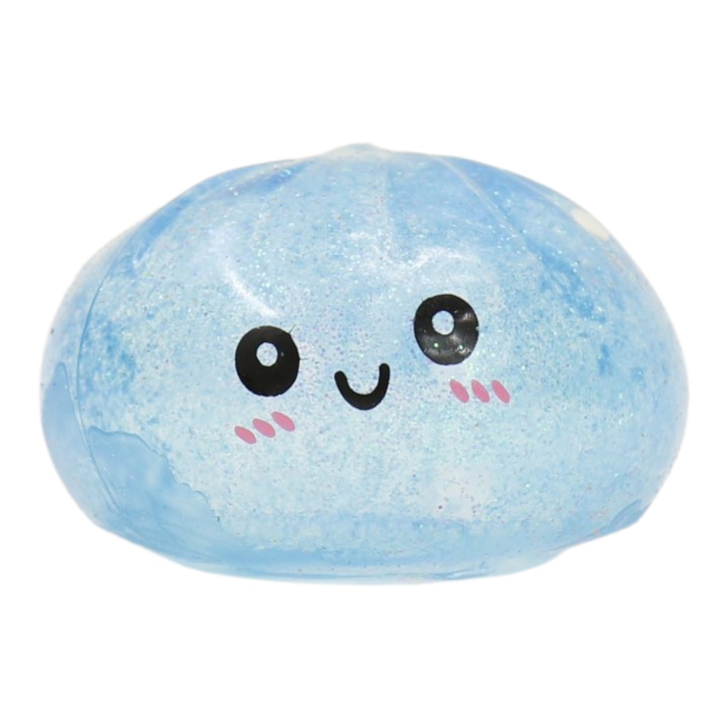 Mini Sugar Glittered Squishy Dumpling With Steamer SQ6606-6 (24PC)