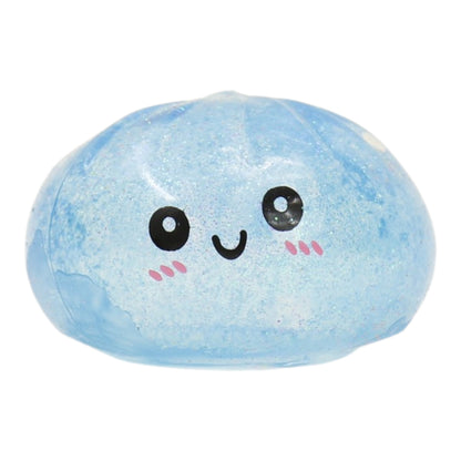 Mini Sugar Glittered Squishy Dumpling With Steamer SQ6606-6 (24PC)